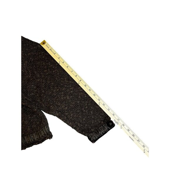 Hot Knots Handmade Button-Up Cardigan Sweater Boho Cottagecore Vintage Look - Picture 11 of 14